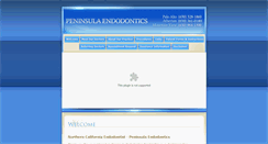 Desktop Screenshot of peninsula-endodontics.com